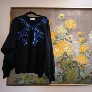 Vintage bedazzled sweater
